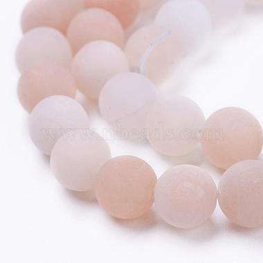 Chapelets de perles en aventurine rose naturel(G-F520-56-8mm)-3