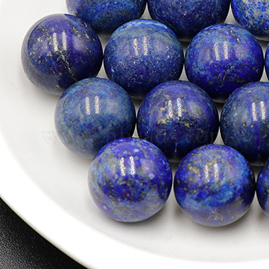 Dyed Natural Lapis Lazuli Round Beads(G-I170-16mm-20)-2