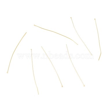 5cm Real 18K Gold Plated Brass Flat Head Pins