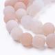 Chapelets de perles en aventurine rose naturel(G-F520-56-8mm)-3