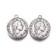 304 Stainless Steel Coin Pendants(STAS-F207-09P)-1