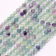 Chapelets de perles en fluorite naturel(G-F596-32-3mm)-1