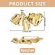 4Pcs Alloy Lapel Pins for Backpack Clothes(JEWB-FH0003-26G)-2