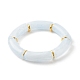 Bracelets extensibles en perles de tube acrylique(X-BJEW-JB07774-04)-1