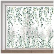 PVC Wall Stickers, for Window Decorations, Leaf, 290x1160mm(DIY-WH0385-009)