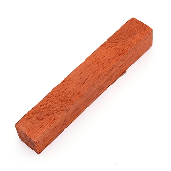 Wood Block, for Pen Making, Cuboid, Chocolate, 13.3x2.1x2.1cm