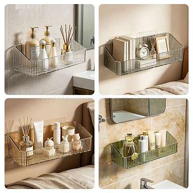 Rectangle Acrylic Wall Mounted Holders for Bathroom(AJEW-FZC0003-02D)-7
