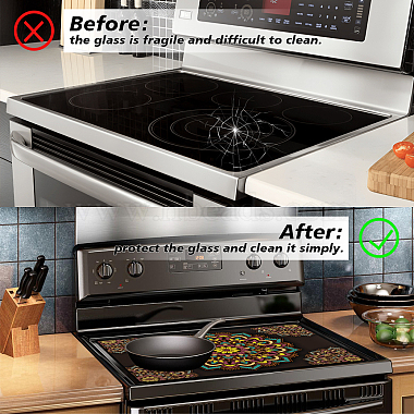 1Pc Cloth Induction Cooktop Protector Mats(AJEW-GA0006-58C)-3