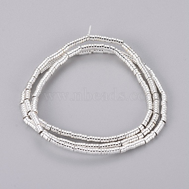 Electroplated Non-magnetic Synthetic Hematite Beads Strands(X-G-G826-09S-2mm)-2