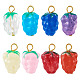 8Pcs Lampwork Pendants(PALLOY-TAC0157)-2