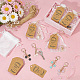 Flower Alloy Keychains(KEYC-WA0001-06)-5