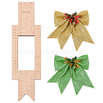 Beech Plywood Ruler, Measuring Tool, BurlyWood, 35x10x0.6cm(TOOL-WH0159-88)
