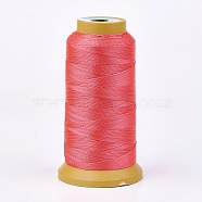 Polyester Thread, for Custom Woven Jewelry Making, Tomato, 1.2mm, about 170m/roll(NWIR-K023-1.2mm-19)