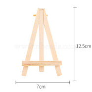 Folding Pine Wood Tabletop Easel,  Painting Display Easel, Bisque, 12.5x7cm(PW-WG36115-01)