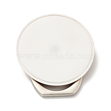 Плоские круглые держатели для сотовых телефонов из цинкового сплава(AJEW-G035-02G)-2