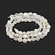 Brins de perles de pépites de pierre de lune blanche naturelle(X-G-J335-45)-2