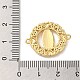 Religion Brass Pave Clear Cubic Zirconia Connector Charms(FIND-Z041-13C)-3
