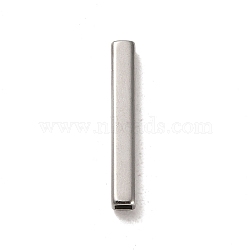 304 Stainless Steel Beads, Rectangle, Stainless Steel Color, 20x3x3mm, Hole: 2x2mm(STAS-Q316-05C-P)