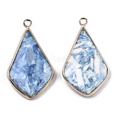 Synthetic Calcite Pendants(G-R481-07A)-2