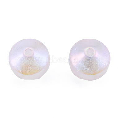 Rainbow Iridescent Plating Acrylic Beads(OACR-N010-056)-4