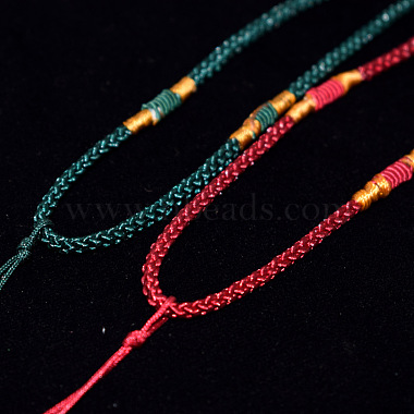 Nylon Cord Necklace Making(NWIR-E028-04B)-4