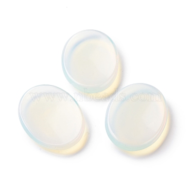Oval Opalite Thumb Worry Stone for Anxiety Therapy(G-P486-03D)-2