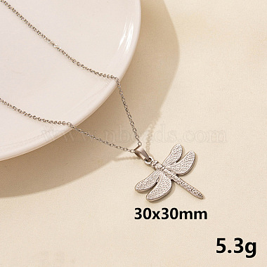 Dragonfly Stainless Steel Necklaces