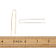 Brass Stud Earring Findings(KK-CD0001-02)-8