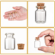 Glass Wishing Bottle Bead Containers(X-CON-Q012)-4