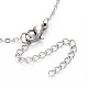 Birthstone 304 Stainless Steel Jewelry Sets(SJEW-H302-12)-5