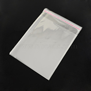 OPP Cellophane Bags, Rectangle, Clear, 19.5x14cm, Unilateral thickness: 0.035mm
; inner measure: 165x140mm(X-OPC-R012-13)