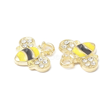 Golden Plated Alloy Enamel Charms(ENAM-G212-18G-06)-2