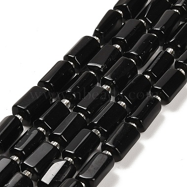 Column Obsidian Beads