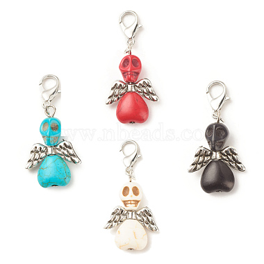 Mixed Color Angel & Fairy Synthetic Turquoise Decoration