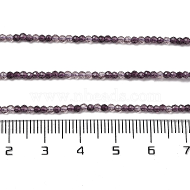 Transparent Glass Beads Strands(GLAA-H027-01A)-5