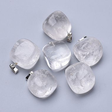 Natural Quartz Crystal Pendants(G-S282-13)-2