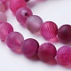 Natural Grade A Striped Agate/Banded Agate Beads Strands(G-E478-01-6mm)-3