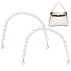 Elite 2Pcs Plastic Imitation Pearl Bead Bag Straps(FIND-PH0008-21)-1