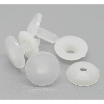 Plastic Craft Doll Joints, Dolls Accessories For DIY Crafts, White, 20mm