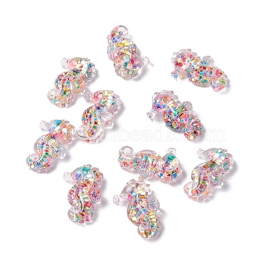 Colorful Sea Horse Resin Cabochons
