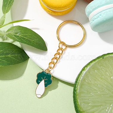 Alloy Enamel Pendant Keychain(KEYC-JKC00622-02)-2