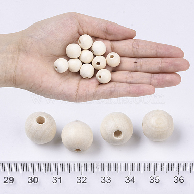 Natural Unfinished Wood Beads(WOOD-S651-A14mm-LF)-4