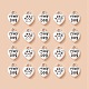 Tibetan Style Charms Pendants(TIBEP-YW0001-64)-2