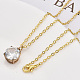 Brass Cable Chains Necklaces(X-MAK-N029-01G)-6