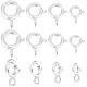 12Pcs 4 Styles 925 Sterling Silver Spring Ring Clasps(STER-BBC0005-97P)-1