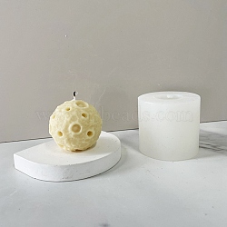 DIY Candle Making Silicone Molds, Resin Casting Molds, Moon, White, 5.5x5.2cm(DIY-M031-11)