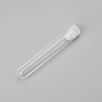 Transparent Sealed Bottles, for Needle Storage, Plastic Needle Storage Container, Needlework Tool, White, 100x15mm