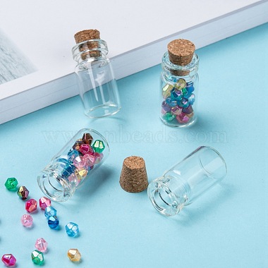 ガラス希望瓶ビーズ容器(X-CON-Q014)-5