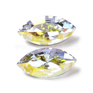 Light AB Style K9 Glass Rhinestone Cabochons(RGLA-J029-001LA)-2