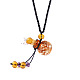 Lampwork Perfume Bottle Pendant Necklace with Glass Beads(BOTT-PW0002-059B-08)-1